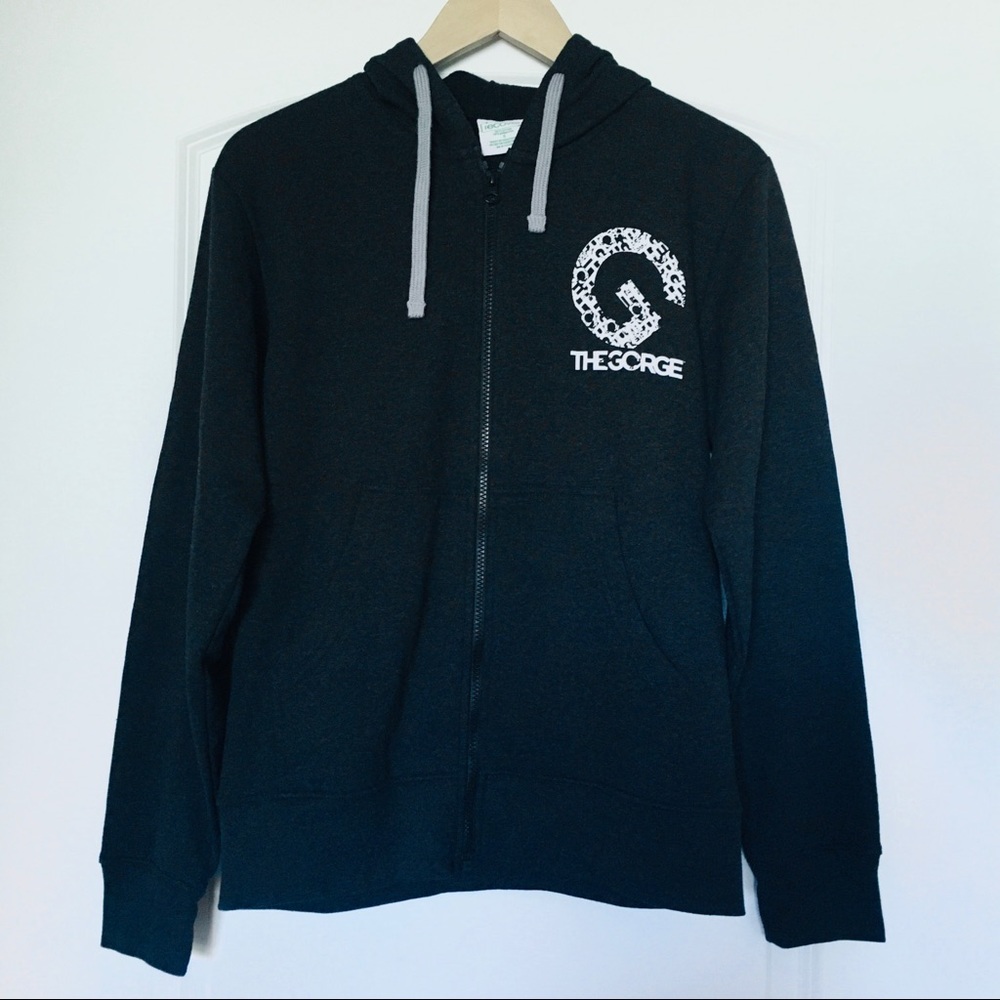 The Gorge Zipline North Carolina Souvenir Apparel L/S Zip-Up Hoodie Jacket